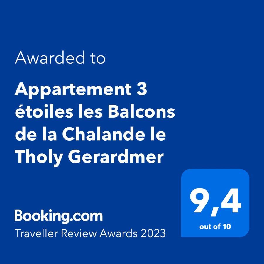 Appartement Les Balcons De La Chalande Le Tholy Gerardmer, Jardin,Balcon, Terrasse, Bagian luar foto